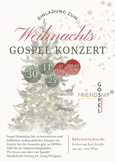 Gospel Friendship Weihnachtskonzert